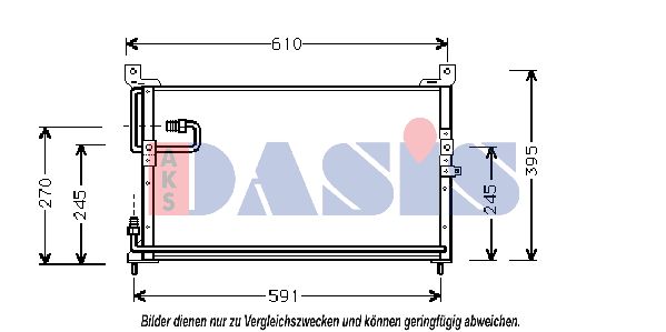 AKS DASIS Kondensaator,kliimaseade 102150N